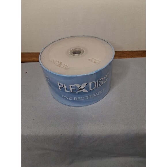 50 HP Blank 16X DVD DVD-R Branded Logo 4.7GB Media PlexDisc Spindle Box Sealed - Picture 1 of 4
